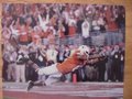 Picture: Quan Cosby touchdown for the Texas Longhorns 12 X 18 panoramic print against Ohio State in the 2009 Tostitos Fiesta Bowl.