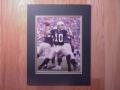 Picture: Brady Quinn in action for Notre Dame original 8 X 10 photo professionally double matted to 11 X 14 to fit a standard frame.