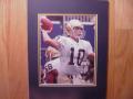Picture: Brady Quinn Notre Dame Fighting Irish original 8 X 10 photo professionally double matted to 11 X 14 to fit a standard frame!