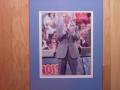 Picture: Roy Williams North Carolina Tar Heels original 8 X 10 photo professionally double matted in Carolina Blue to 11 X 14 to fit a standard frame.
