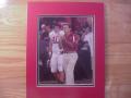 Picture: Nick Saban Alabama Crimson Tide original 8 X 10 photo professionally double matted to 11 X 14 so that it fits a standard frame.