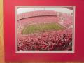 Picture: The Ohio State Buckeyes Band alligns as script Ohio at Buckeye Stadium in Columbus, Ohio original 8 X 10 photo professionally double matted to 11 X 14 to fit a standard frame. 