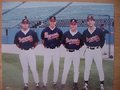 Picture: Atlanta Braves "Young Guns" John Smoltz, Tom Glavine, Steve Avery and Pete Smith photo.