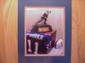 Picture: Steve Spurrier Florida Gators 1966 Heisman Trophy with his Jersey and Helmet 8 X 10 photo professionally double matted to 11 X 14 so that it fits a standard frame. 