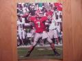Picture: Matthew Stafford "The Perfect Form" original 11 X 14 Georgia Bulldogs photo. This original photo is so crisp and clear you can see the "G" on the football as Stafford throws it in his first ever college football start against UAB.