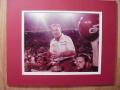 Picture: Barry Switzer Oklahoma Sooners National Champs original 8 X 10 photo professionally double matted to 11 X 14 to fit a standard frame.