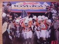 Picture: Texas Longhorns 2009 Tostitos Fiesta Bowl "Here Comes the Longhorns" 11 X 14 photo.