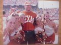 Picture: Roger Clemens with quite a few Texas Longhorns cheerleaders.