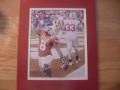 Picture: Quan Cosby Texas Longhorns 8 X 10 photo double matted to 11 X 14 so that it fits a standard frame. Here Quan celebrates a touchdown against Ohio State in the 2009 Tostitos Fiesta Bowl.