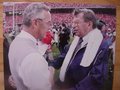Picture: Jim Tressel of the Ohio State Buckeyes and Joe Paterno of the Penn State Nittany Lions 11 X 14 photo.