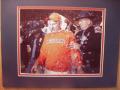 Picture: Tommy Tuberville in Auburn Tigers orange original 8 X 10 photo professionally double matted to 11 X 14 so that it fits a standard frame.
