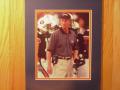 Picture: Tommy Tuberville Auburn Tigers original 8 X 10 photo professionally double matted to 11 X 14 to fit a standard frame.