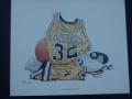 Picture: Vanderbilt Basketball from the 1980's. Signed and numbered by the artist.