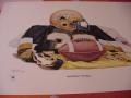 Picture: Vanderbilt Football print from the 1980's. Signed and numbered by the artist.  