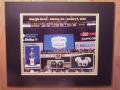 Picture: West Virginia Mountaineers Original 8 X 10 glossy photo of final score at 2006 Atlanta Sugar Bowl double matted to 11 X 14. Sports Masterpieces owns the negative of this historic shot so all photos are originals! Has score and date of this classic game. Extras include the 2006 Sugar Bowl Trophy, the Mountaineers special 2006 Big East and Sugar Bowl Jersey with Nokia Sugar Bowl patch on it and picture of the helmets West Virginia wore in this historic victory!