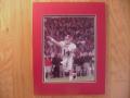 Picture: John Parker Wilson Alabama Crimson Tide original 8 X 10 photo professionally double matted to 11 X 14 so that it fits a standard frame.