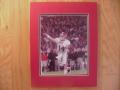 Picture: John Parker Wilson Alabama Crimson Tide original 8 X 10 photo professionally double matted to 11 X 14 so that it fits a standard frame.