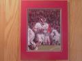 Picture: John Parker Wilson Alabama Crimson Tide original 8 X 10 photo professionally double matted to 11 X 14 so that it fits a standard frame.