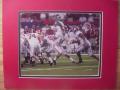 Picture: John Parker Wilson hands the ball off to Baron Huber Alabama Crimson Tide original 8 X 10 photo professionally double matted to 11 X 14.